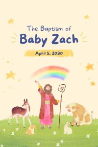Baptism Poster Sample