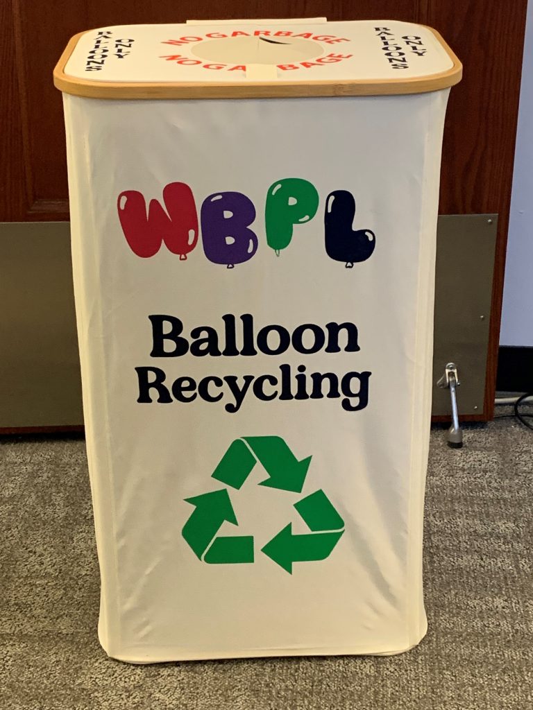 Balloon Recycling Bin