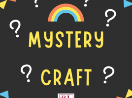 MYSTERY CRAFT poster with question marks