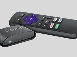 Roku device with remote
