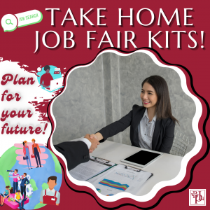 Take Home Job Fair Kit women shaking hands