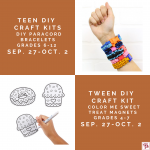 TeenTween Curbside DIY Craft KITS_9_27