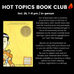 HOT TOPICS BOOK CLUB OCT