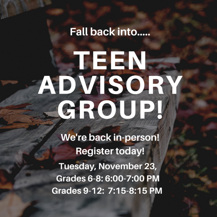 Teen Advisory Group New NOV 2021