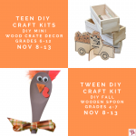 Teen and Tween Curbside DIY Craft Kits