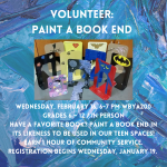 Volunteer Paint a Book End 2_16