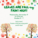 Tween Leaves are Fall-ing Paint Night 11_9