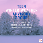 Teen Advisory Group WINTER 1_24