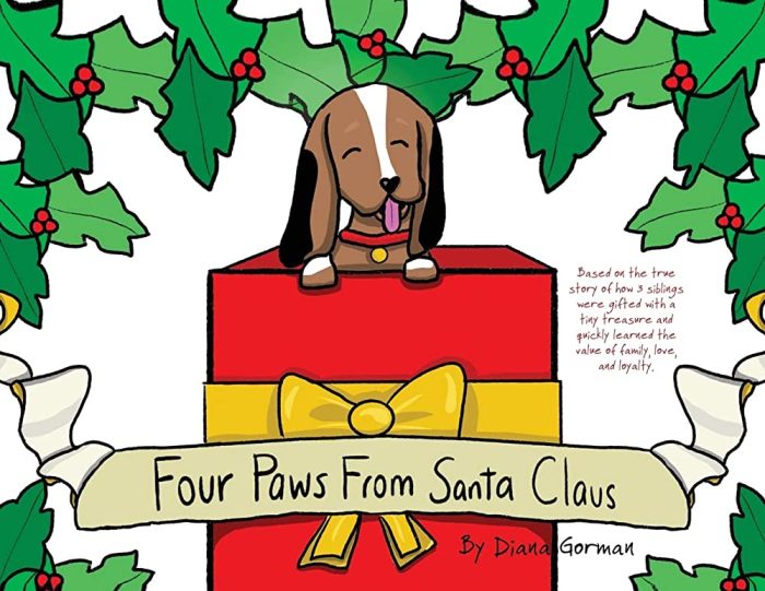 Four Paws from Santa Claus by Diana Gorman book cover