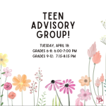 Teen Advisory Group 4_18