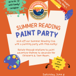 June 2024 Summer Reading Paint Party