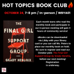 HOT TOPICS BOOK CLUB NEW