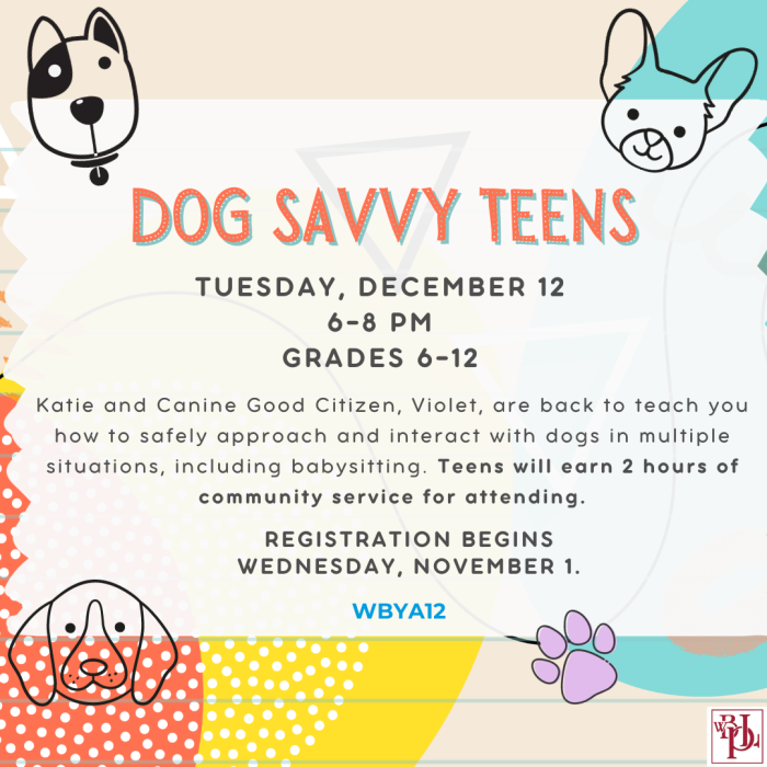 Dog Savvy Teens