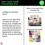 Teen Volunteer Kits Bi monthly Apr May