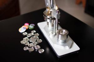 Machine for DIY fashion button, pins and magnet