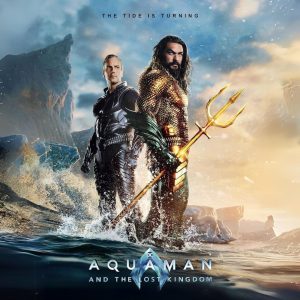 Aquaman DVD cover with Jason Momoa and Patrick Wilson.