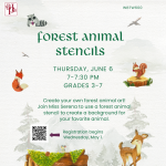 IG TWEEN Forest Animal Stencils 6 6