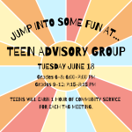 Teen Advisory Group JUNE 18