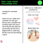 Teen Volunteer Kits June_July
