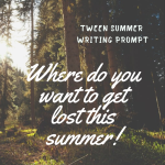 Tween Summer Writing Prompt