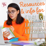 link to resources for English Language Learners