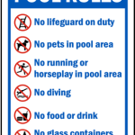 pool rules