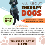 Oct 2024 All About Therapy Dogs