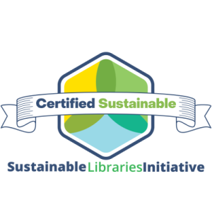 sustainable libraries initiative certified logo