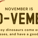 Dinovember website header