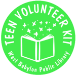 Teen Volunteer Kit Logo with open book