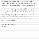 Letters to your Library 1