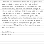 Letters to your Library 9