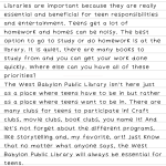 Letters to your Library 5