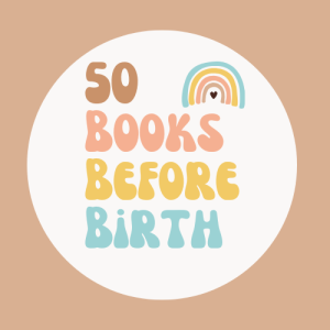 50 Books Before Birth Logo