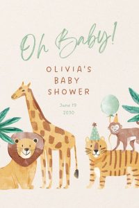 Baby Shower Poster Sample