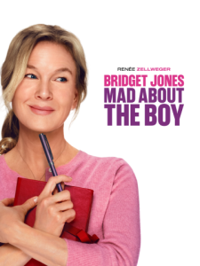 Bridget Jones: Mad about the Boy DVD cover with Renee Zellweger on it.