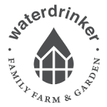 water drinker family farm and garden logo